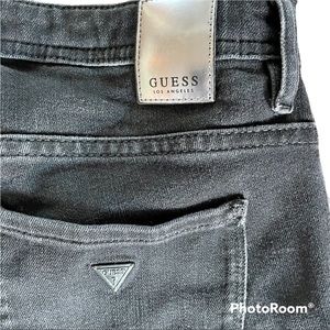 Guess faded black sexy curve jeans size 30